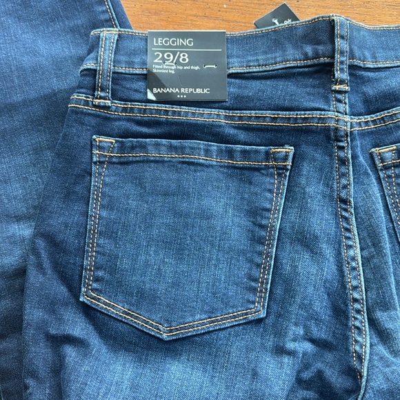NWT Banana Republic Blue jean legging size 29/8 - Picture 3 of 12